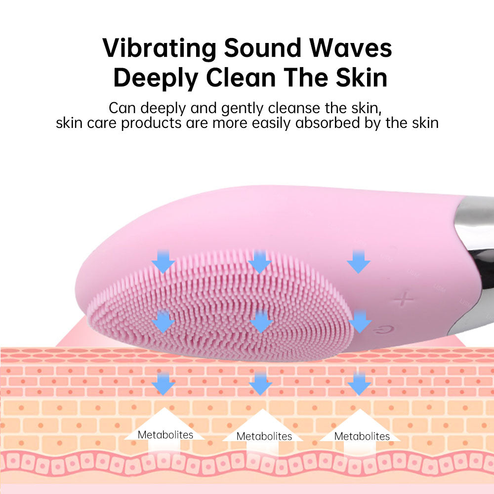 IMMA GLOWING Teardrop Silicone Face Cleansing Brush
