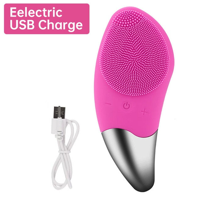 IMMA GLOWING Teardrop Silicone Face Cleansing Brush
