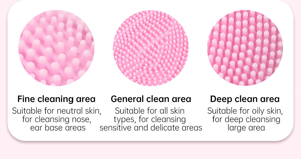IMMA GLOWING Teardrop Silicone Face Cleansing Brush