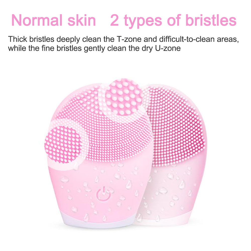 GLOWY Silicone Facial Cleansing Brush