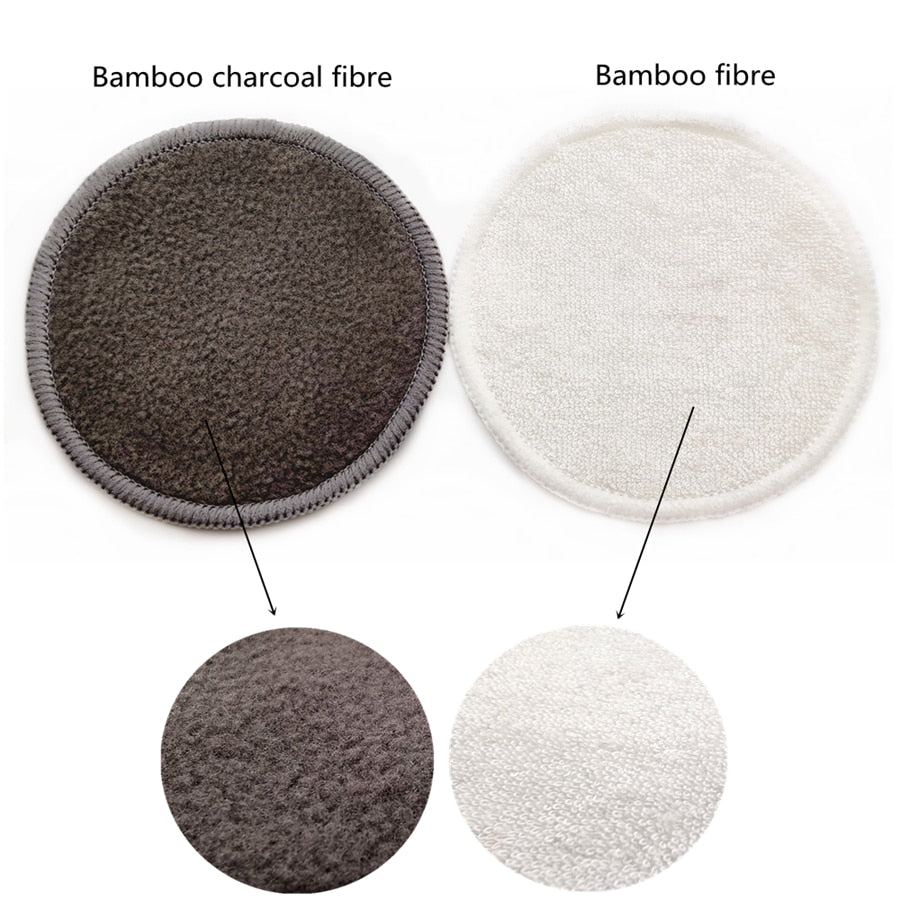 CLEANGLOW Reusable Bamboo Makeup Remover Pads