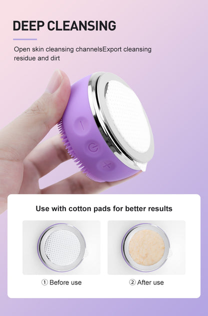 NUGLOW LILAC  Silicone Facial Cleanser