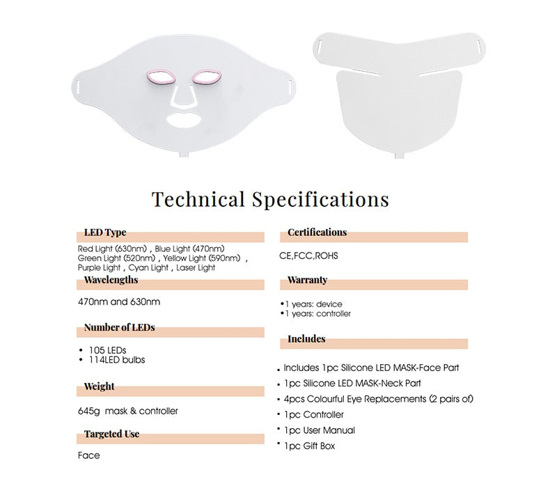 SO GLOW! Silicone LED Rejuvenating Mask