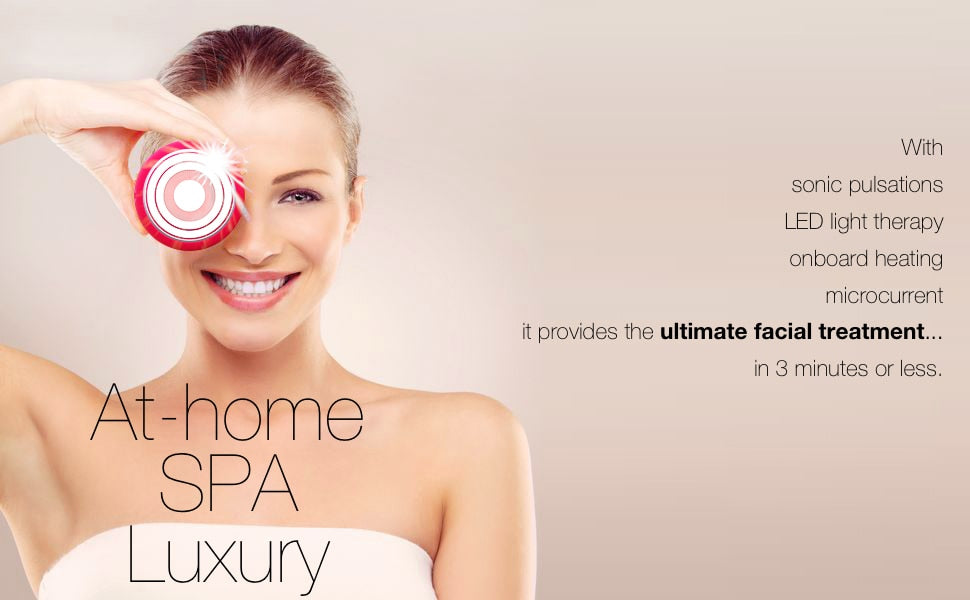 PROGLOW 3 in 1 Facial Cleanser and Rejuvenator Disc