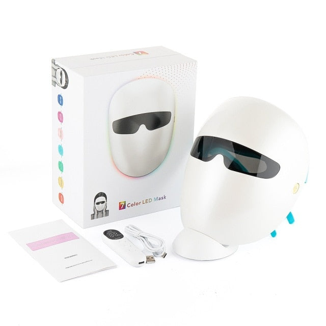 GLOWMAX Wireless 7 Color LED SPA Mask