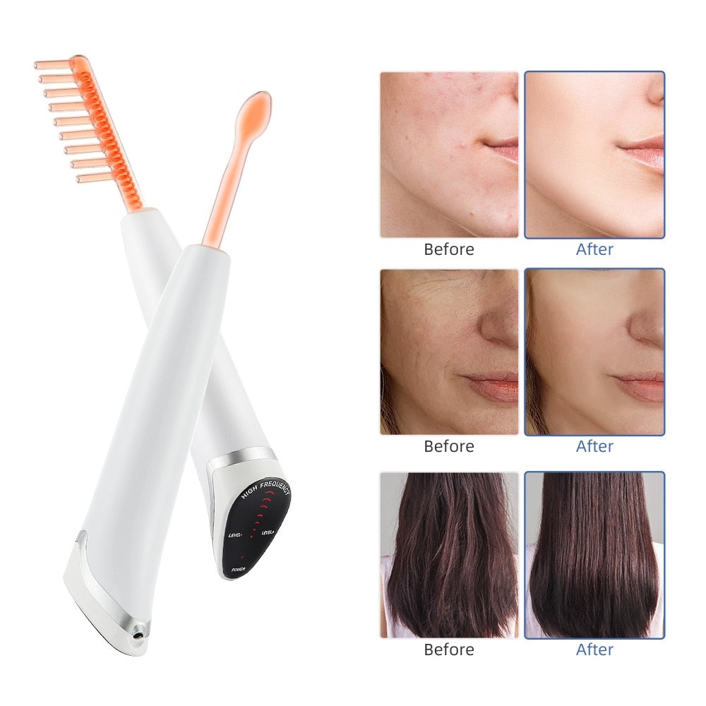 DERMAWAND PRO NEON 6 IN 1 High Frequency Electrotherapy Device