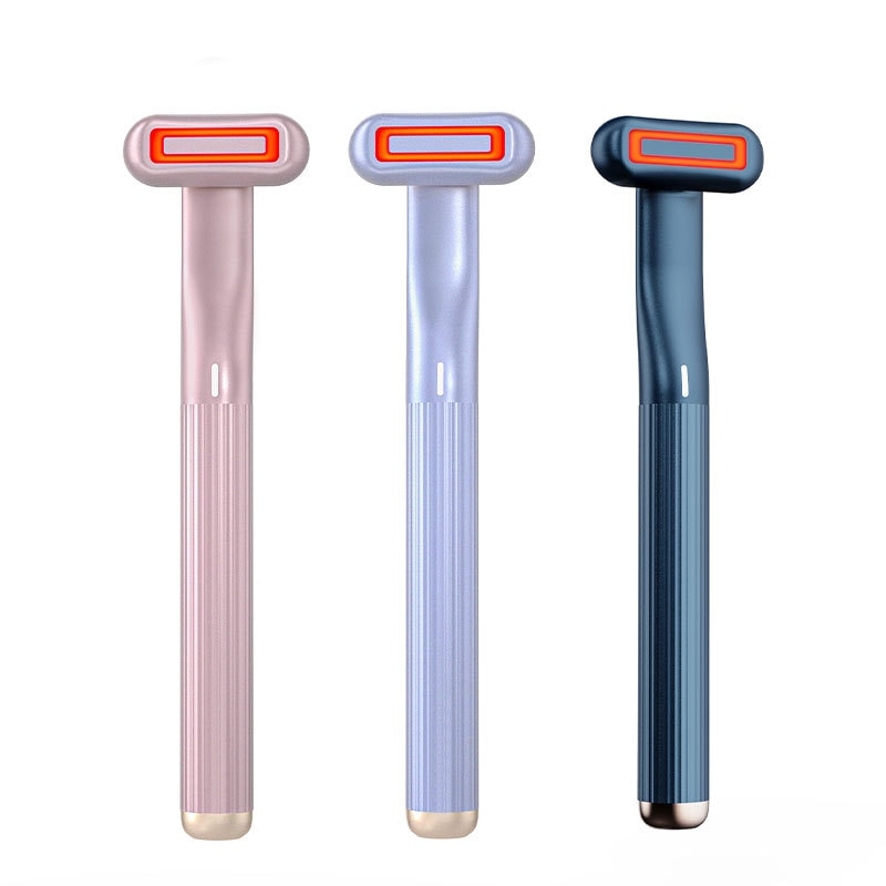 IGLOW Vibrating 4-in-1 LED MicroCurrent Face/Eye Beauty Wand