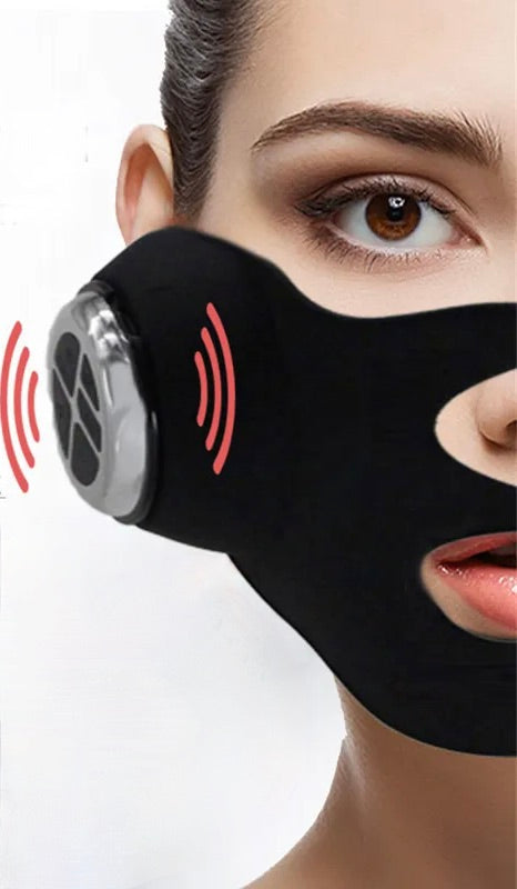 DERMAFIRM PRO EMS Microcurrent/LED Face Lifting Massager Band