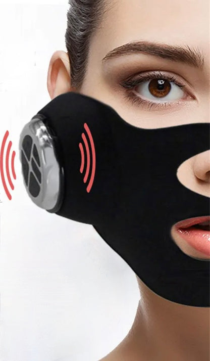 DERMAFIRM PRO EMS Microcurrent/LED Face Lifting Massager Band