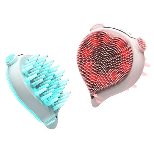 VibraGlow Double Headed Massage and LED Facial Cleansing Brush