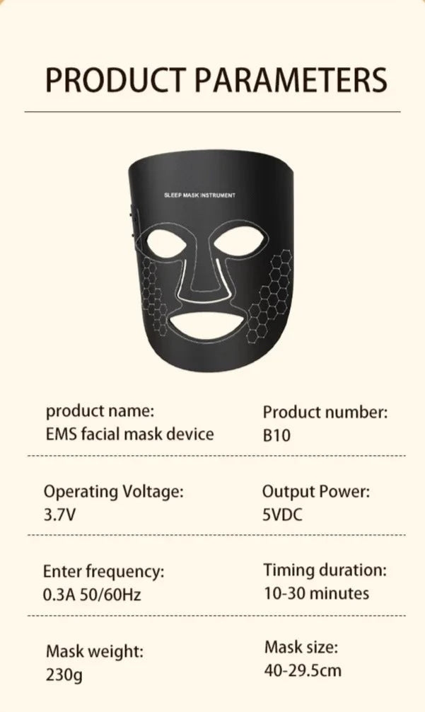 IFIRMA Microcurrent Full Face Toning Mask