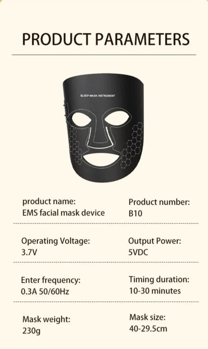 IFIRMA Microcurrent Full Face Toning Mask