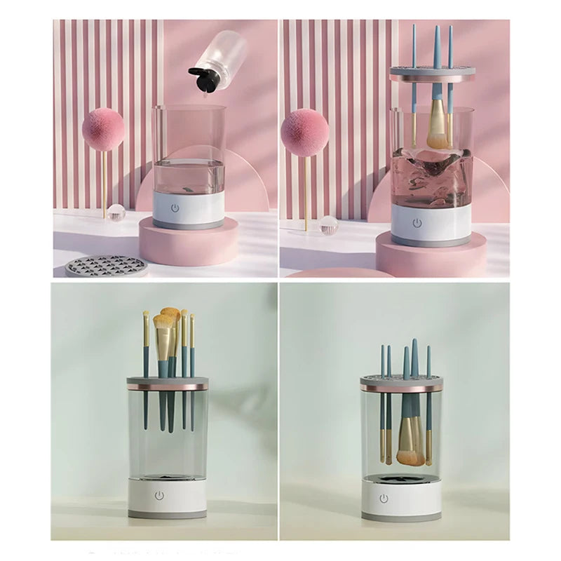 BLUME 3 In 1 Electric Makeup Brush Washer