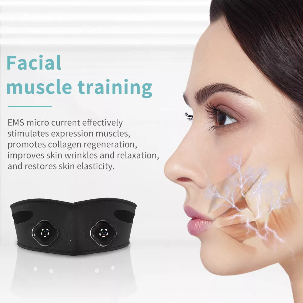 DERMAFIRM EMS Microcurrent Face Lifting Massager Band
