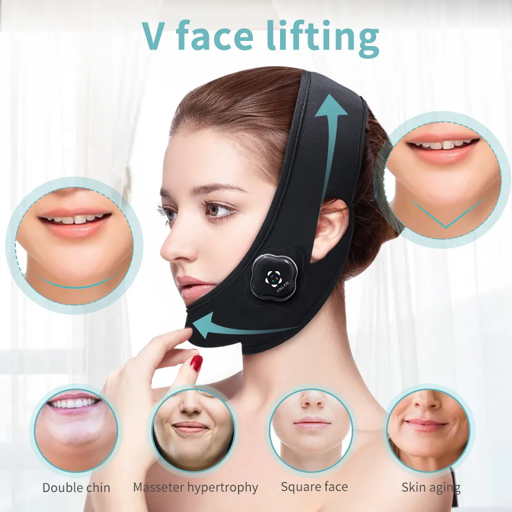 DERMAFIRM EMS Microcurrent Face Lifting Massager Band