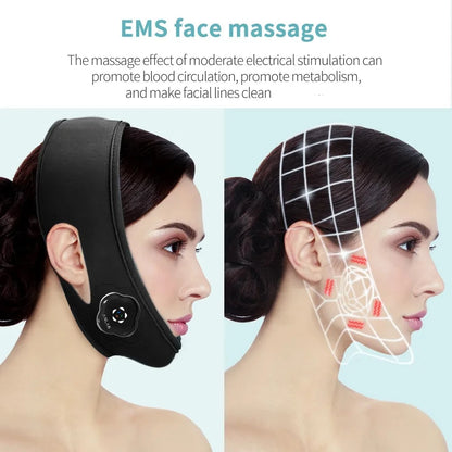DERMAFIRM EMS Microcurrent Face Lifting Massager Band