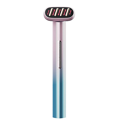 NUGLOW 5-in-1 Microcurrent/Red & Blue LED Skincare Wand