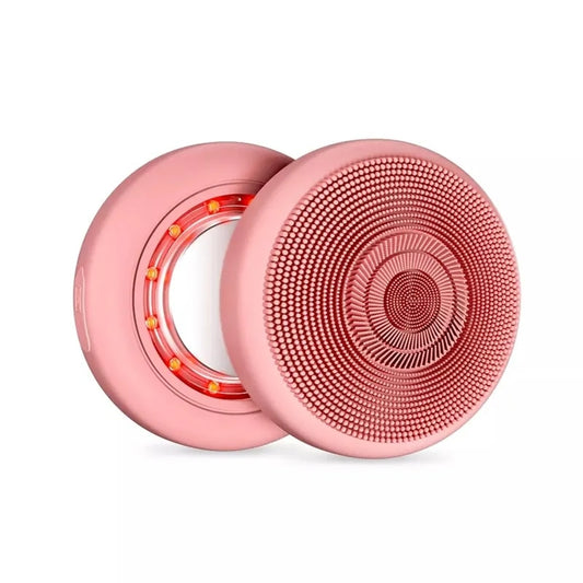 REJUVEM 3 in 1 Red/Blue LED/EMS Silicone Facial Cleansing Disc