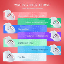 Load image into Gallery viewer, GLOWMAX SPA 270 Wireless 7 Color LED Mask
