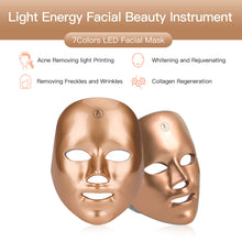 Load image into Gallery viewer, NUGLOW GOLD Smart Touch 7 Color LED Spa Mask
