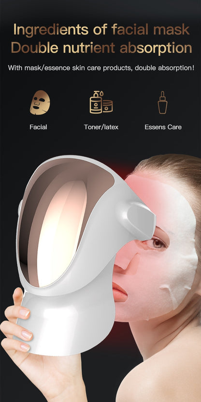 DERMAGLO PRO 3 Color LED Skin Rejuvenation Mask