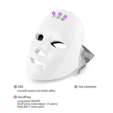 Load image into Gallery viewer, GLOPRO PLUS 7 Color Wireless LED/EMS/Heated Beauty Face Mask
