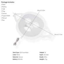 Load image into Gallery viewer, FLEXGLOW 3 Color LED Silicone Facial Beauty Mask
