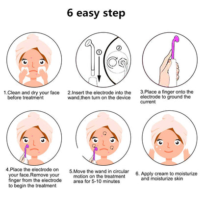 LUMEX-A7 High Frequency Electrotherapy Facial Wand