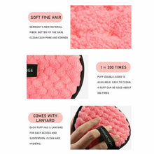 Load image into Gallery viewer, 3 Pcs Fiber Makeup Remover Pad Reusable Face Clean Sponge Cloth Towel Cosmetic Puff
