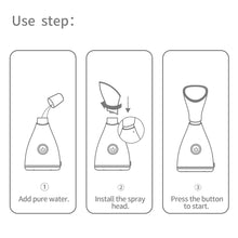 Load image into Gallery viewer, RAYN Nano Ionic Facial Deep Cleaning Steamer
