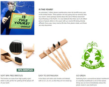 Load image into Gallery viewer, PUREGLOW Biodegradable Bamboo Toothbrush
