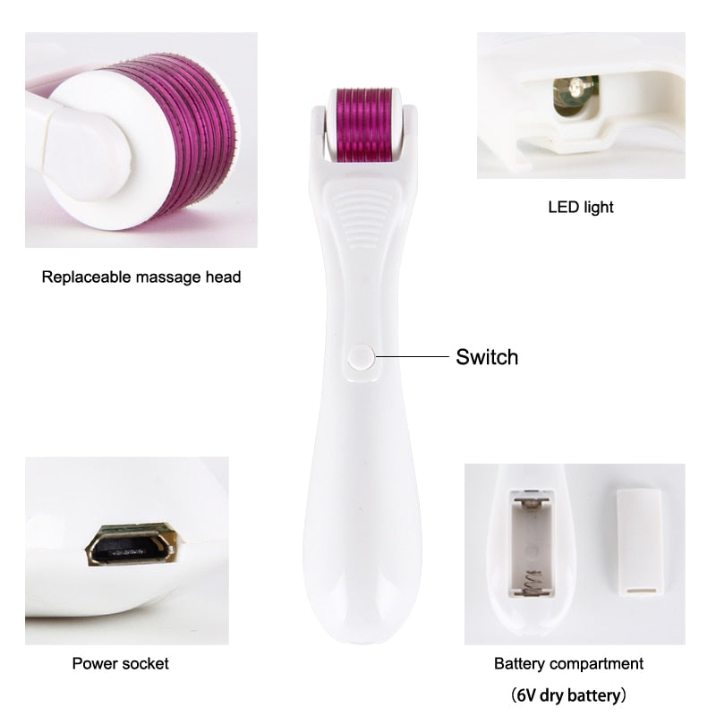 PROGLOW Electric LED Microneedle Derma Roller