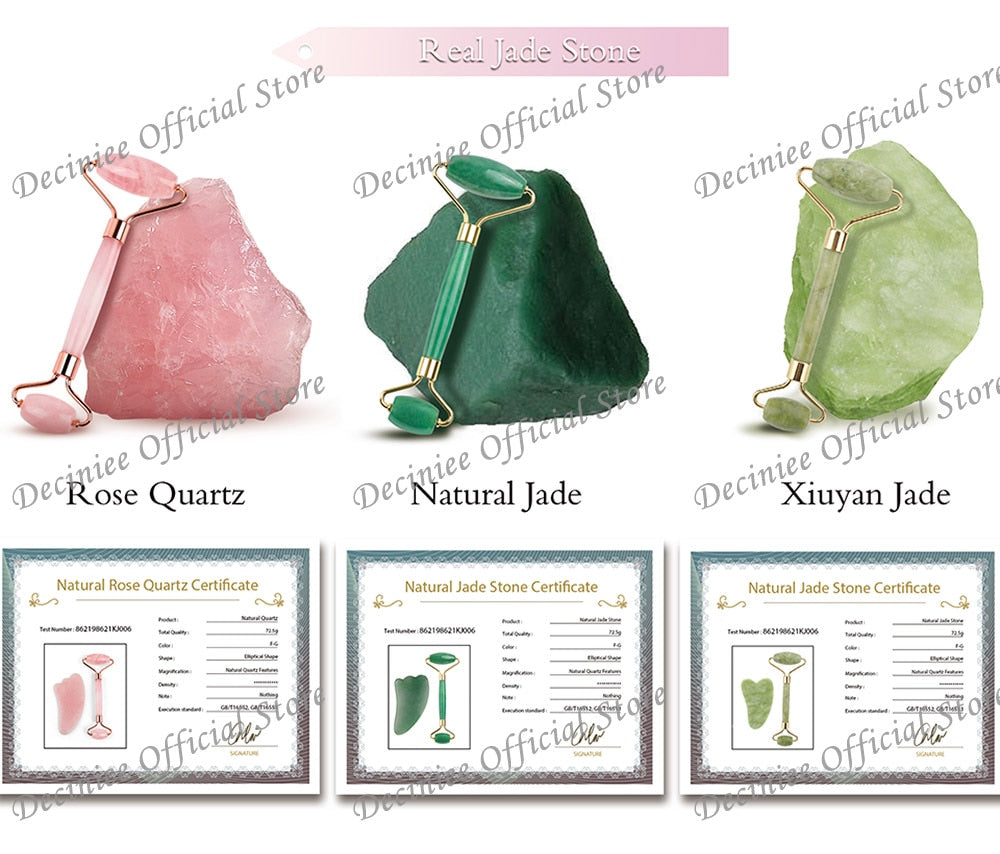 I'M SO GLOWY Skin Sculptor Duo Set - Gua Sha and Derma Roller
