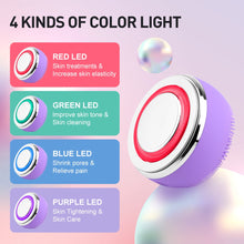 Load image into Gallery viewer, NUGLOW LILAC  Silicone Facial Cleanser
