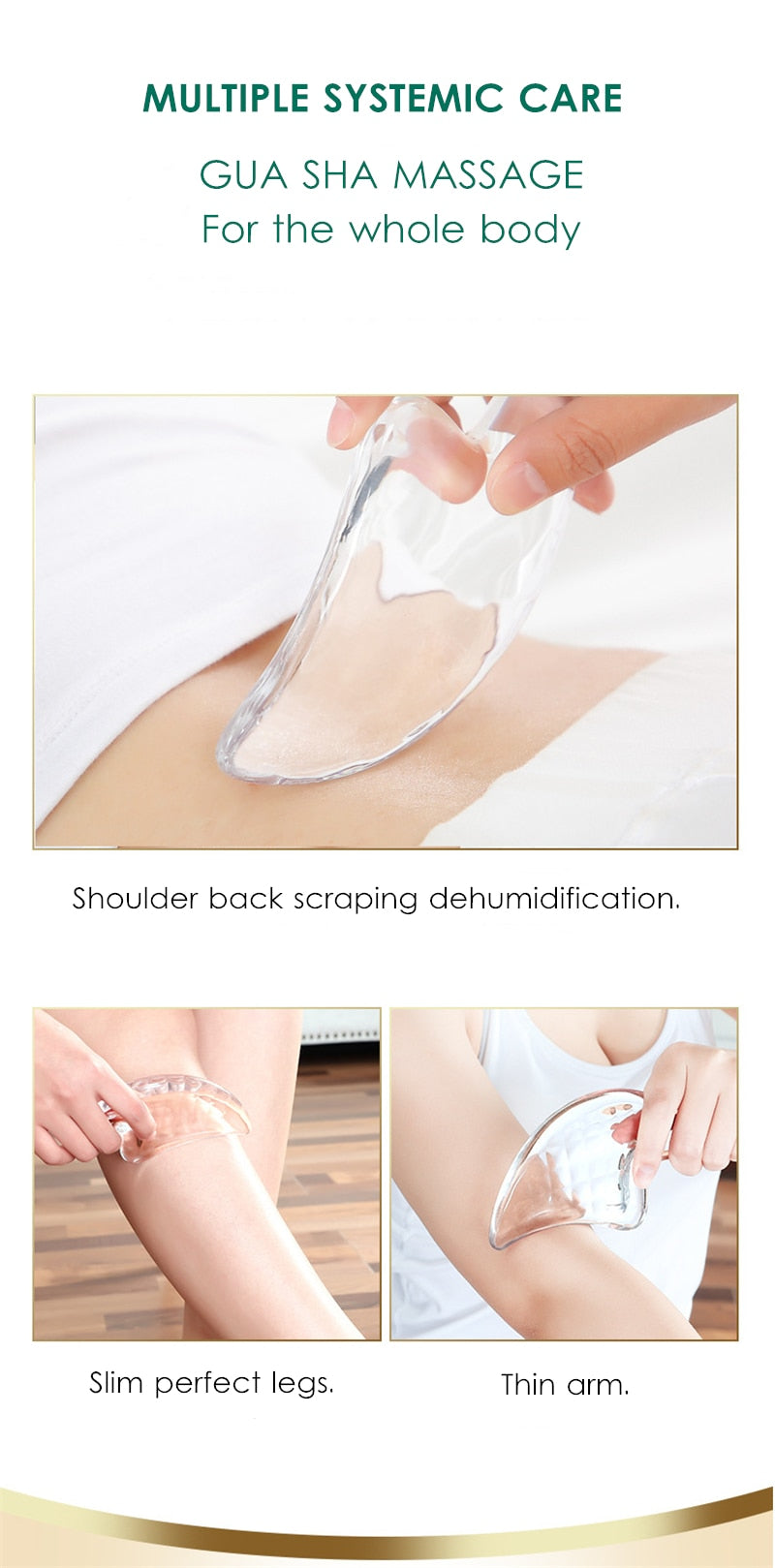 KIRA Quartz Gua Sha Face Massager +/- Roller