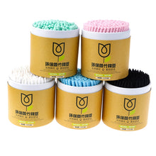 Load image into Gallery viewer, PUREGLOW Bamboo Biodegradable Cotton Swab Pack
