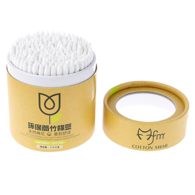 PUREGLOW Bamboo Biodegradable Cotton Swab Pack