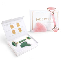 Load image into Gallery viewer, I&#39;M SO GLOWY Skin Sculptor Duo Set - Gua Sha and Derma Roller
