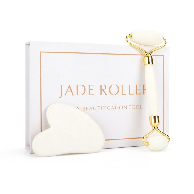 I'M SO GLOWY Skin Sculptor Duo Set - Gua Sha and Derma Roller