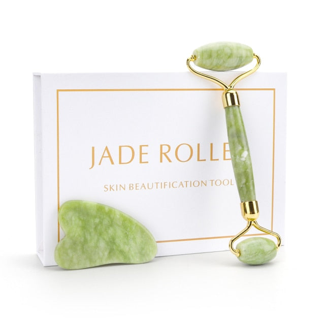 I'M SO GLOWY Skin Sculptor Duo Set - Gua Sha and Derma Roller
