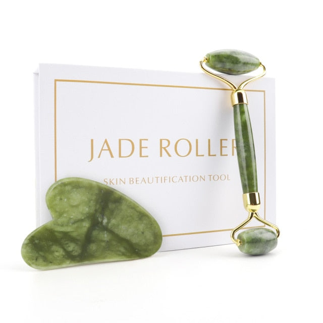 I'M SO GLOWY Skin Sculptor Duo Set - Gua Sha and Derma Roller