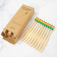Load image into Gallery viewer, PUREGLOW Biodegradable Bamboo Toothbrush
