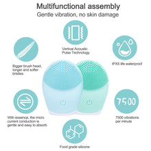 Load image into Gallery viewer, GLOWY Silicone Facial Cleansing Brush
