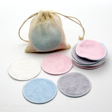 Load image into Gallery viewer, CLEANGLOW Reusable Bamboo Makeup Remover Pads
