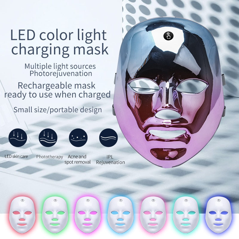 REJUVEM LITE & GLOW 7 Colors LED Facial Mask - Special Edition