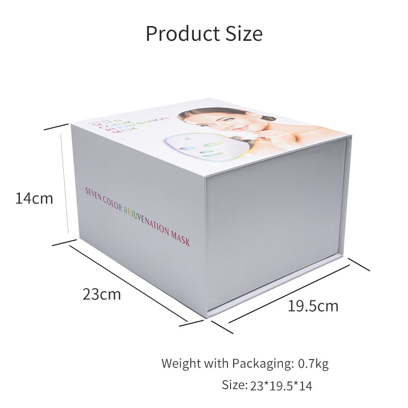 REJUVEM LITE & GLOW 7 Colors LED Facial Mask - Special Edition