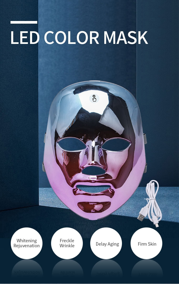REJUVEM LITE & GLOW 7 Colors LED Facial Mask - Special Edition