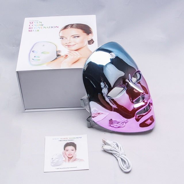 REJUVEM LITE & GLOW 7 Colors LED Facial Mask - Special Edition