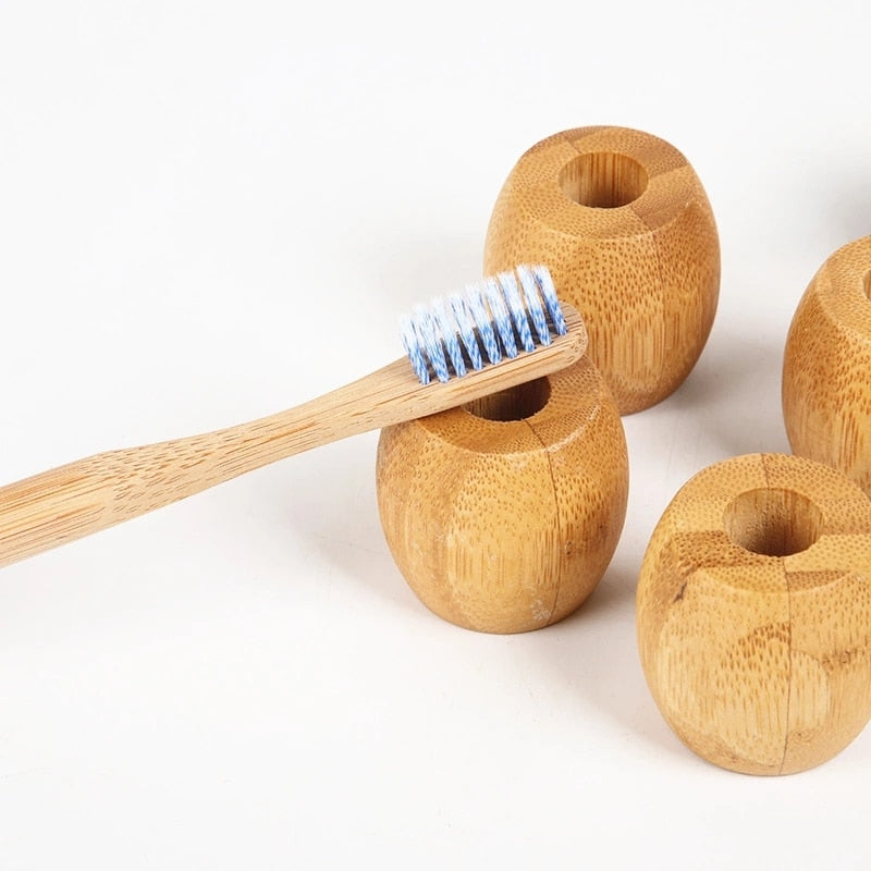 PUREGLOW Biodegradable BambooToothbrush Holder