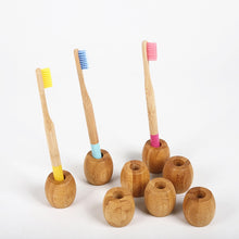 Load image into Gallery viewer, PUREGLOW Biodegradable BambooToothbrush Holder
